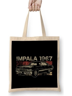 Dekado Supernatural Retro Impala Bez Çanta Uzun Saplı