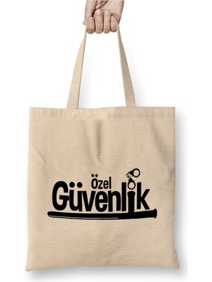 Dekado Özel Güvenlik Bez Çanta Uzun Saplı