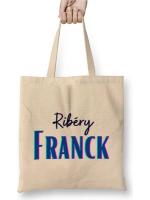 Dekado Franck Ribéry - Vintage Retro Rainbow Style Bez Çanta Uzun Saplı