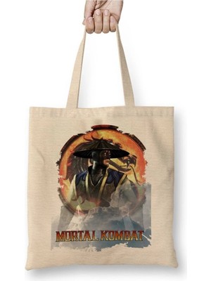Dekado Mortal Kombat Raiden Games Bez Çanta Uzun Saplı