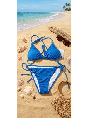 Mojo My Life Ribana Lacivert Bikini Takımı