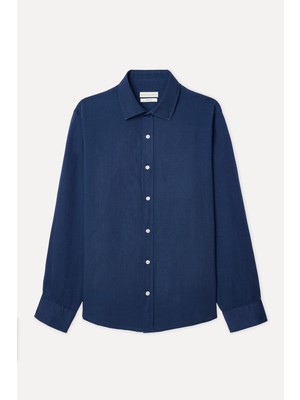 Mudo Erkek Indigo Regular Fit Uzun Kollu Gömlek