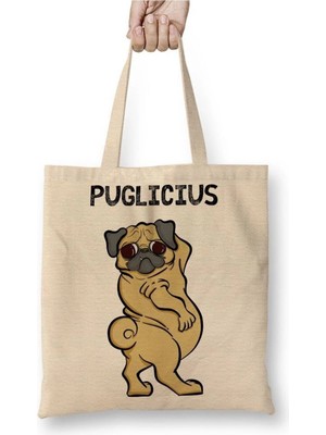 Dekado Puglicius Köpek Bez Çanta Uzun Saplı