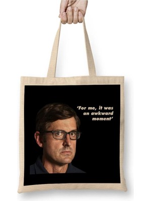 Dekado Louis Theroux Quote For Me It Was An Awkward Moment Bez Çanta Uzun Saplı