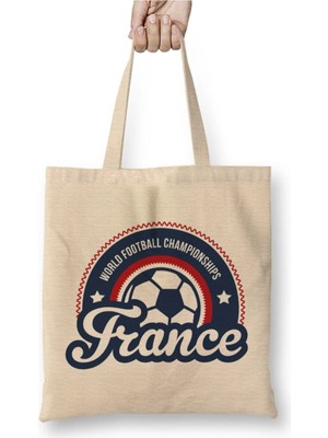 Dekado French Football France Sunrise World Football Championship 2018 Bez Çanta Uzun Saplı