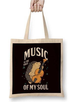 Dekado Music Voice Of Soul Cello Player Cellist Hedgehog Musician Bez Çanta Uzun Saplı