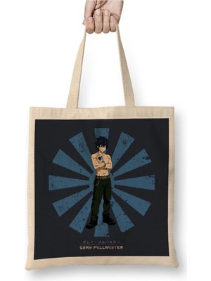 Dekado Gray Fullbuster Retro Japanese Fairy Tail Bez Çanta Uzun Saplı