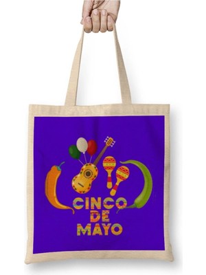 Dekado Cinco De Mayo 2021 Bez Çanta Uzun Saplı