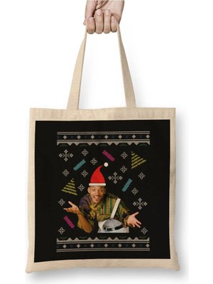 Dekado Fresh Prince Of Bel Air Will Smith Christmas Knit Pattern Bez Çanta Uzun Saplı