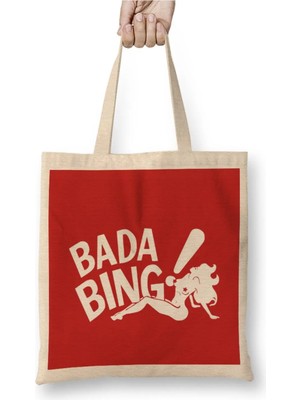 Dekado Bada Bing Black 04 Bez Çanta Uzun Saplı