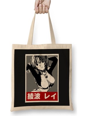 Dekado Rei Ayanami 03 Bez Çanta Uzun Saplı