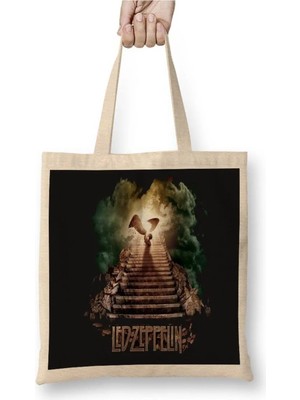 Dekado LED Zeppelin Bez Çanta Uzun Saplı