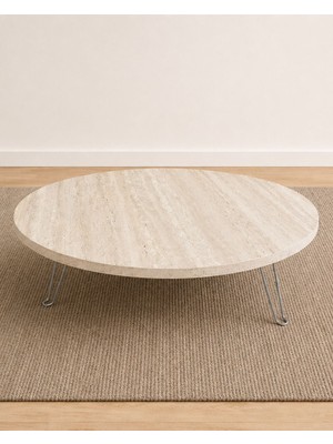 Shoovvel Mindy 90X90 Mdf Katlanabilir Demir Ayaklı Yer Sofrası - Hamur Açma Tahtası - Oyun Masası