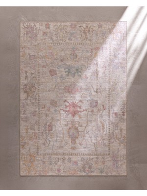 Madame Coco Vasco Halı - Bej - 80X300 cm