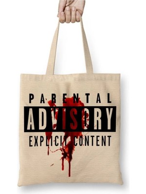 Dekado Parental Advisory Explicit Content Bez Çanta Uzun Saplı