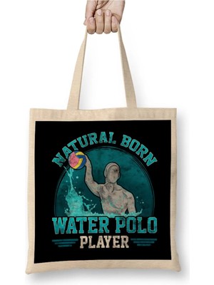 Dekado Natural Born Water Polo Player Cool Waterpolo Bez Çanta Uzun Saplı