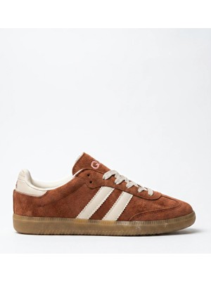 v.s.h velvet Kadın Turuncu Süet Kadın Retro Spor Ayakkabı TE02