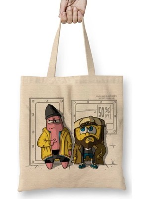 Dekado Jay And Silent Bob Pat And Silent Bob Squarepants Bez Çanta Uzun Saplı