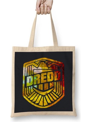 Dekado Judge Dredd Galaxy Silhouette Logo Bez Çanta Uzun Saplı