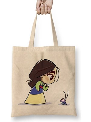 Dekado Princesas Cute Mulan Bez Çanta Uzun Saplı
