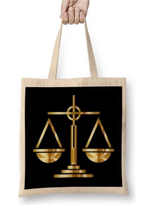 Dekado Law Balance Avukat Hukuk Bez Çanta Uzun Saplı