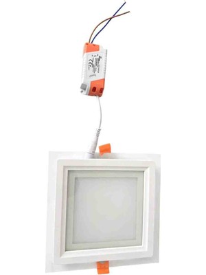 Ookay Led 12W Kare Cam Panel Beyaz