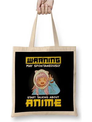 Dekado Funny Warning May Start Talking About Anime Bez Çanta Uzun Saplı