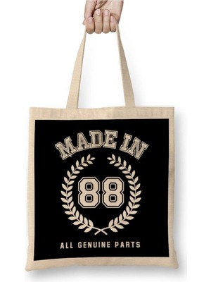 Dekado 1988 Made In 88 All Genuine Parts Bez Çanta Uzun Saplı