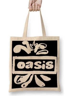 Dekado Oasis Logo Bez Çanta Uzun Saplı