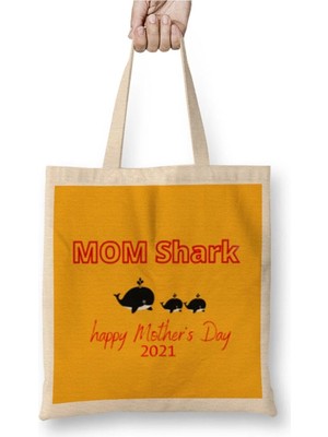 Dekado Whale Mothers Day 2021 Bez Çanta Uzun Saplı