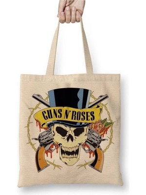 Dekado Guns N' Roses Bez Çanta Uzun Saplı