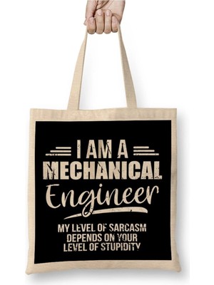 Dekado I Am A Mechanical Engineer Bez Çanta Uzun Saplı