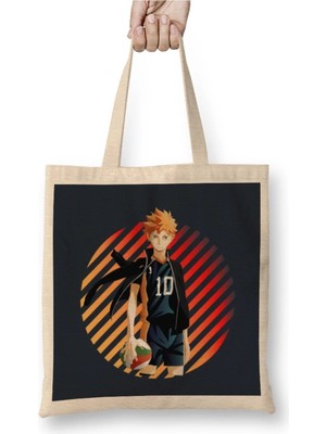 Dekado Shoyo Hinata Haikyu Bez Çanta Uzun Saplı