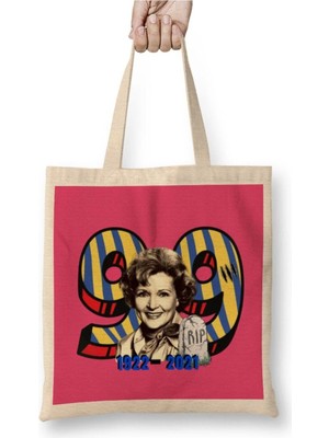 Dekado Betty White Has Died At 99 Bez Çanta Uzun Saplı