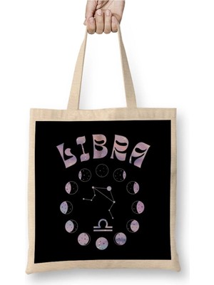 Dekado Zodiac Sign Libra Bez Çanta Uzun Saplı
