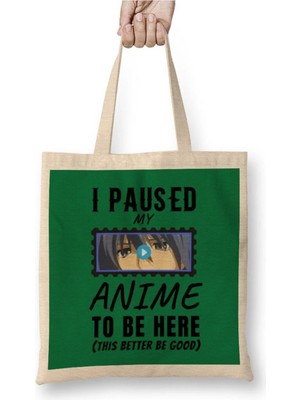 Dekado Sarcasm Funny Anime And Manga Otaku Lover Ift Bez Çanta Uzun Saplı