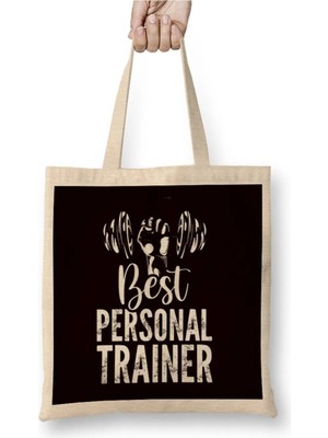 Dekado Best Personal Trainer Bodybuilding Fitness Instructor Coach Bez Çanta Uzun Saplı