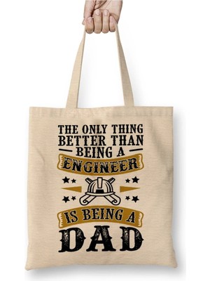 Dekado Mens Dad And Engineer Funny Fathers Gift Ideas 04 Bez Çanta Uzun Saplı