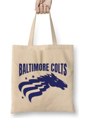 Dekado Defunct Baltimore Colts Cfl Football 1995 Bez Çanta Uzun Saplı