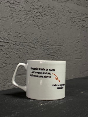 Mor Mürekkep Prens Dizisi Sözleri Beyaz Kulplu Prime Yılbaşı Hediyesi Bardak Kupa Fincan Mug