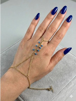 Luord-Store Mavş Şerit Boncuk Çelik Şahmaran - SAHMAR0081