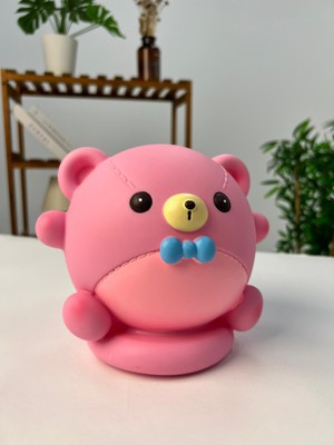 Favora Papyonlu Ayı Kumbara - Pembe
