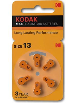 Luord-Store Kodak 6 Adet P13 Pili
