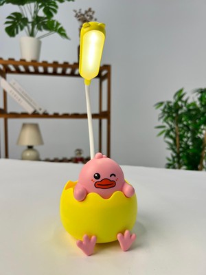 Favora Civcivli Masa Üstü Çocuk Lambası - Pembe
