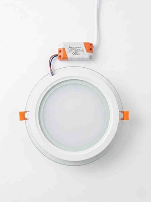Ookay Led 12W Yuvarlak Cam Panel Beyaz