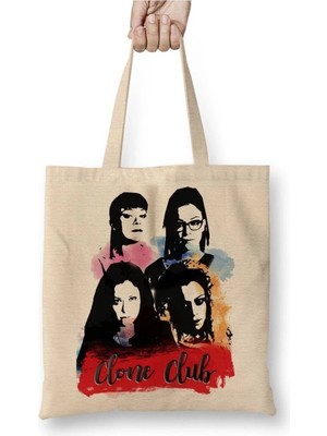 Dekado Orphan Black Bez Çanta Uzun Saplı
