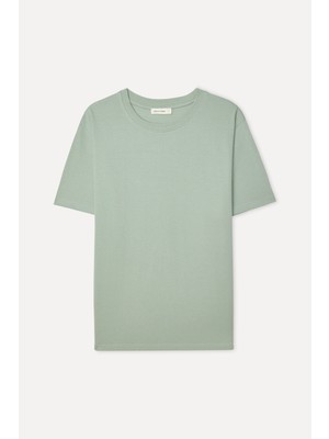 Mudo Erkek Yeşil Comfort Fit Bisiklet Yaka T-Shirt