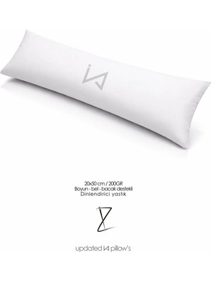 La Mehser Çok Amaçlı Ortopedik Silindir Yastık Boyun Bacak Bel Destek Yastığı 15X50 cm