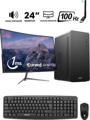 İzoly Desktop Y500 Y İ5-12400 16GB 256GB SSD 24" Masaüstü Oem Paket