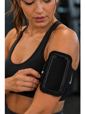Nike Lean Arm Band Plus Dokunmatik Uyumlu Siyah Telefon Tutacağı